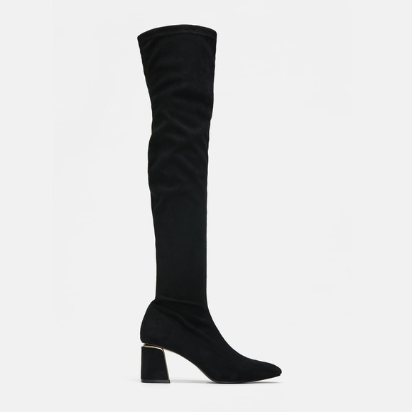 Zara Shoes - OVER-THE-KNEE HEELED BOOTS